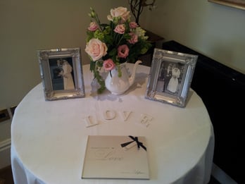 Rachel and Karl added lots of personal touches