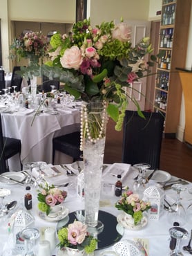 A former florist, Rachel's centrepieces were stunning