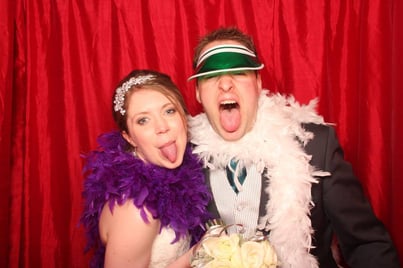 A photo booth captured some hilarious moments