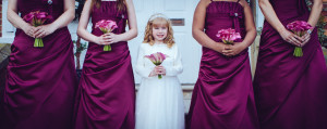 The Bridesmaids dresses & flower girl