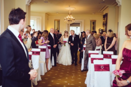 ceremony at Shottle Hall