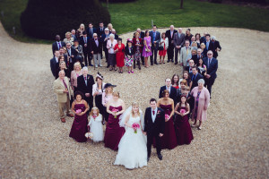 Wedding Guests in heart shape