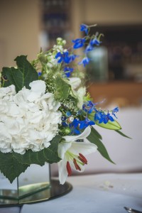 One of the pretty floral displays