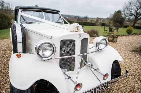 Nikki and Michael went for a spin after the ceremony