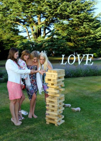 giant jenga love background