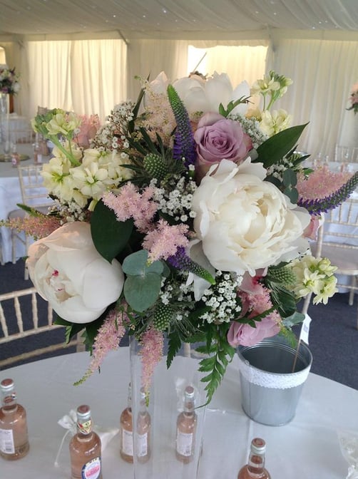 Natural-looking pastel flowers will be popular this year