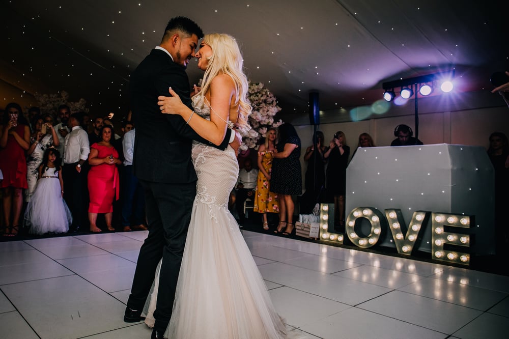 Wedding Couple Dance Floor