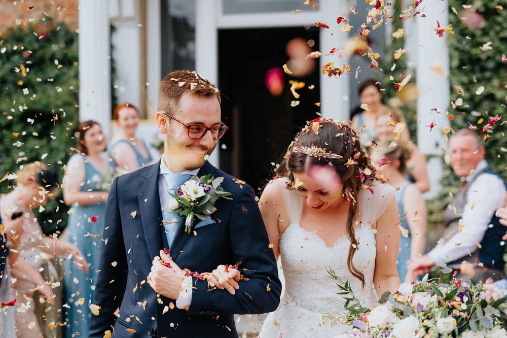Confetti at Shottle Hall